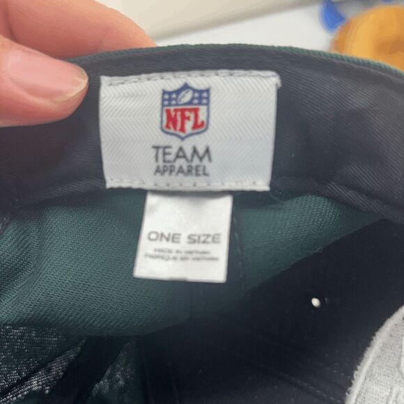 New York Jets Adult Ball Cap Hat NFL Team Apparel Hook & Loop One Size Fits All - Picture 3 of 5